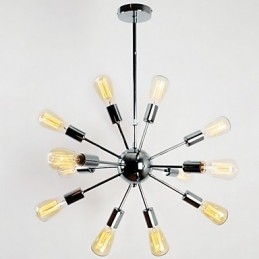 Lampadario in metallo elettroplaccato