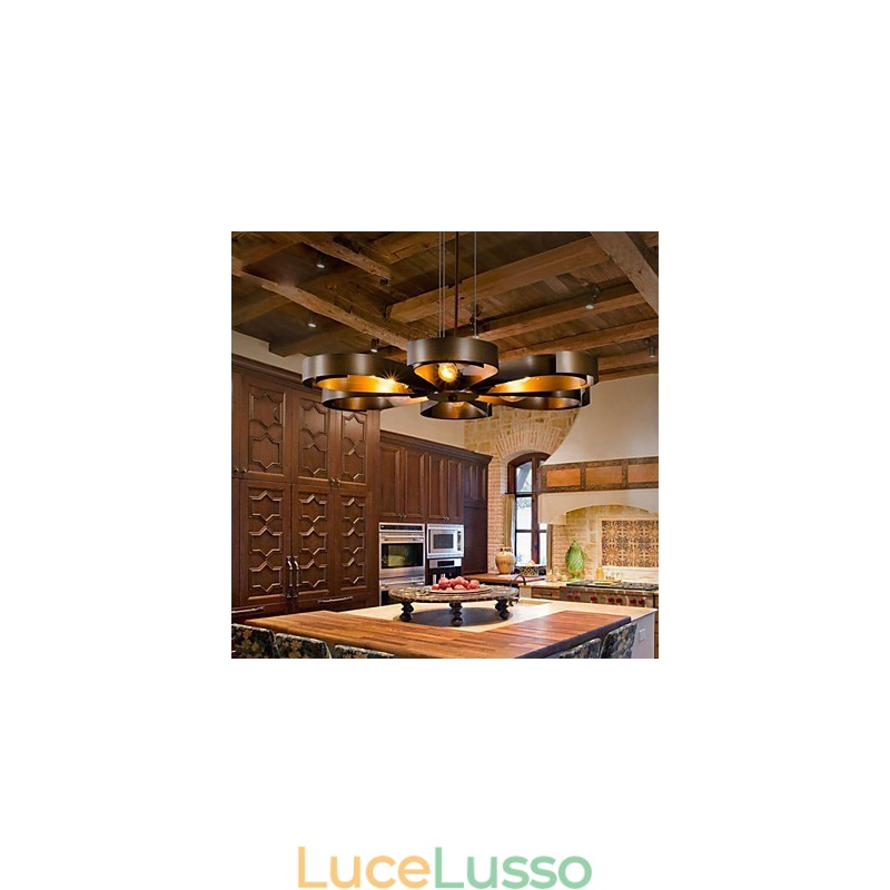 Retro Classic Metal Ceiling Lights Lampade a sospensione semplici Lampade a sospensione da bar