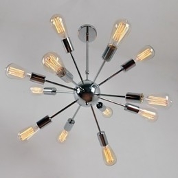 Lampadario in metallo elettroplaccato