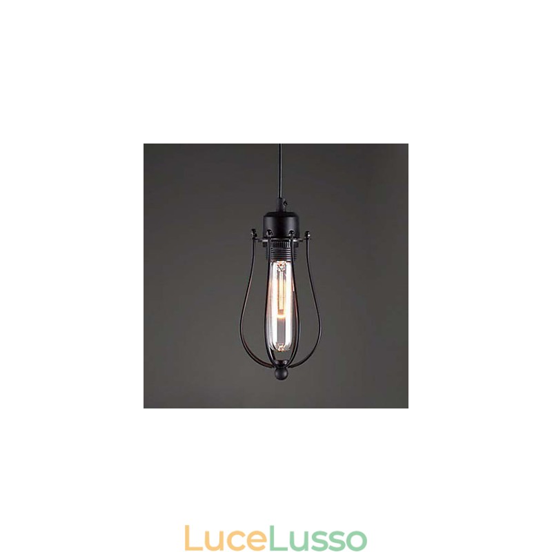 Piccole gabbie droplight Edison pasti lampada a sospensione di restauro nt modi luce lampadario caffè