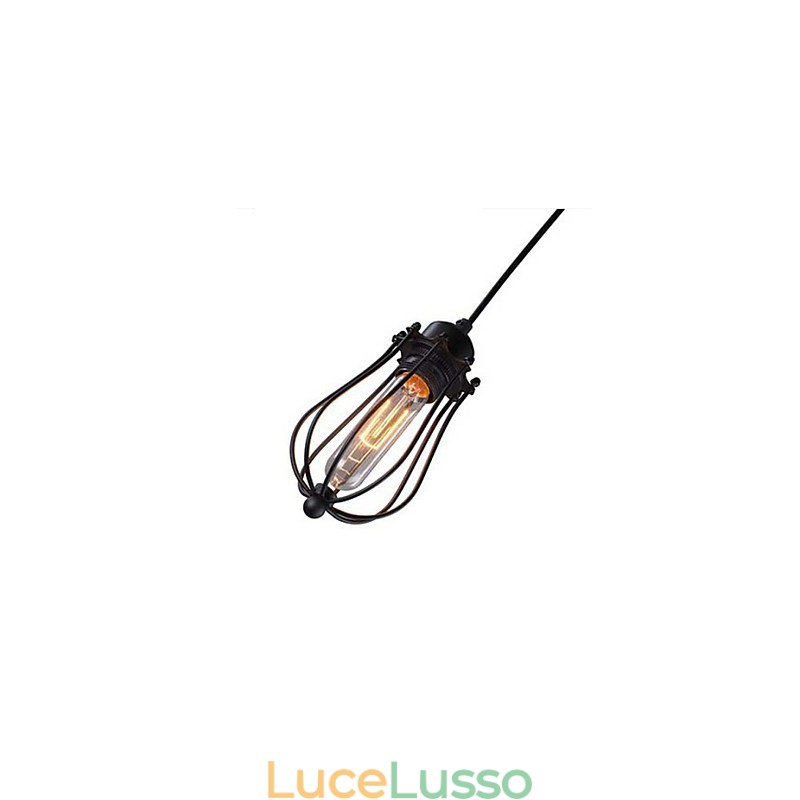 Piccole gabbie droplight Edison pasti lampada a sospensione di restauro nt modi luce lampadario caffè