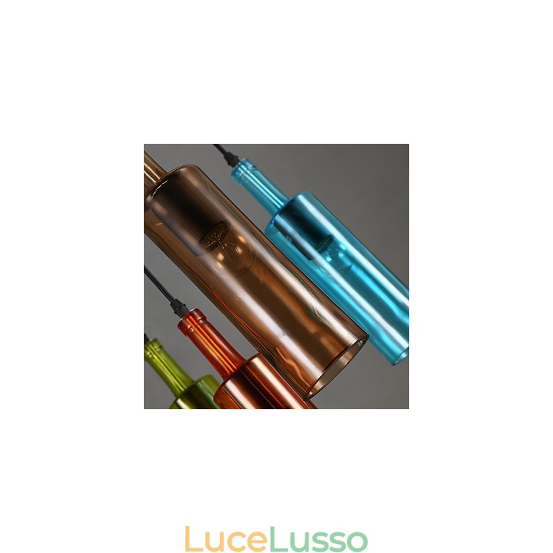 Luce diffusa Colore Ripristino modi antichi Bottiglia Droplight Lampada a sospensione