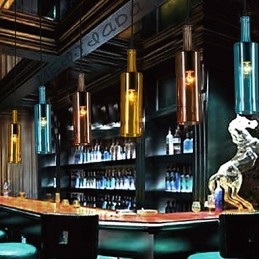 Luce diffusa Colore Ripristino modi antichi Bottiglia Droplight Lampada a sospensione