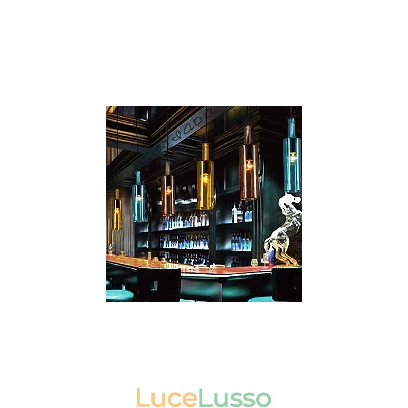 Luce diffusa Colore Ripristino modi antichi Bottiglia Droplight Lampada a sospensione