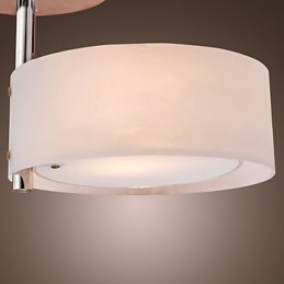 Lampadario moderno contemporaneo in metallo cromato stile mini da montare a filo nel garage