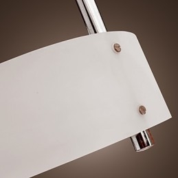 Lampadario moderno contemporaneo in metallo cromato stile mini da montare a filo nel garage