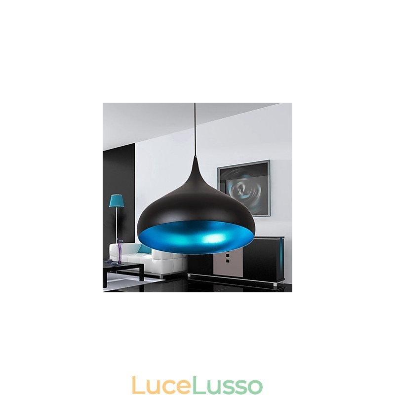Lampada a sospensione moderna e contemporanea in stile retrò con ciotola mini