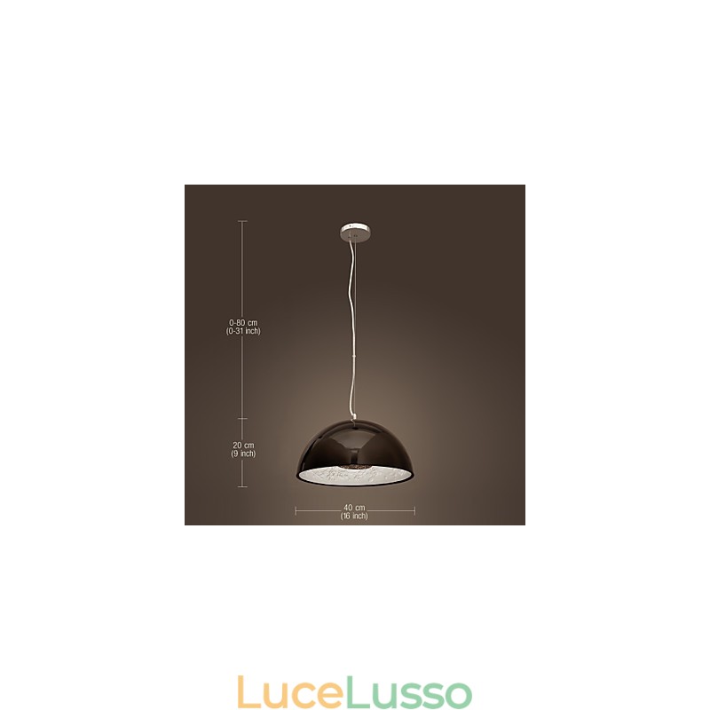 Lampada a sospensione moderna e contemporanea in stile mini ciotola