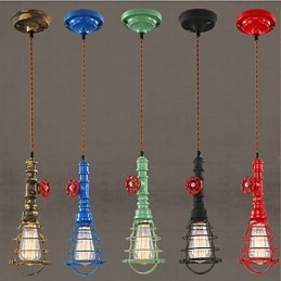 Lampada retrò americana Industrial Wind