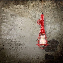 Lampada retrò americana Industrial Wind