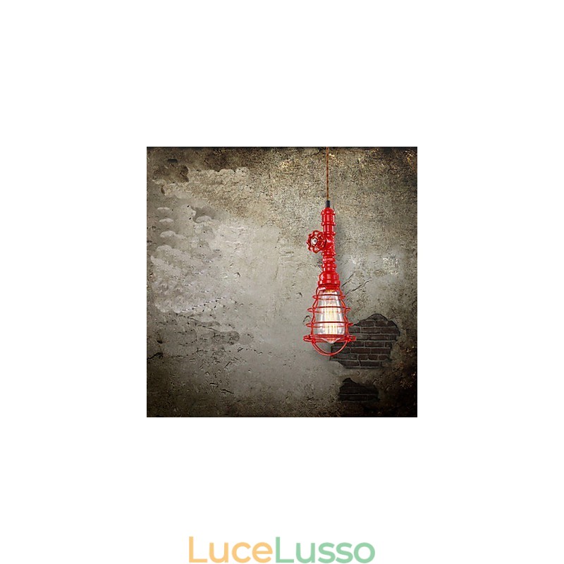 Lampada retrò americana Industrial Wind
