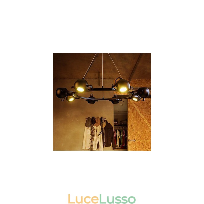Lampadario vintage in ferro Lampadario creativo industriale a vento