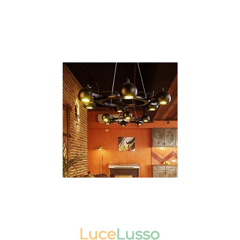 Lampadario vintage in ferro Lampadario creativo industriale a vento