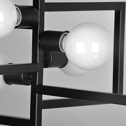 Lampada a sospensione in metallo con pittura country vintage per garage