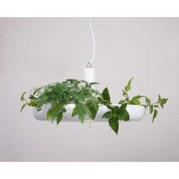 Lampada a sospensione decorativa moderna e contemporanea in bianco puro, design familiare