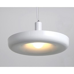 Lampada a sospensione decorativa moderna e contemporanea in bianco puro, design familiare