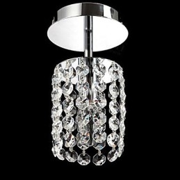 Mini lampada da soffitto in cristallo