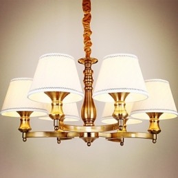 Lampadario in metallo elettroplaccato in stile rustico Lodge Vintage Mini