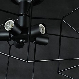 Lampada a sospensione in metallo con verniciatura vintage country da 3 W per garage