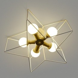 Lampada a sospensione in metallo con verniciatura vintage country da 3 W per garage