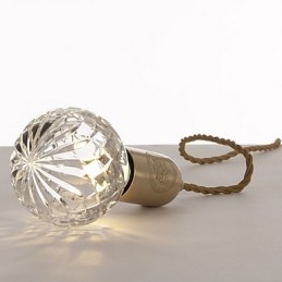 Lampada a sospensione moderna contemporanea in stile mini vintage in metallo dorato