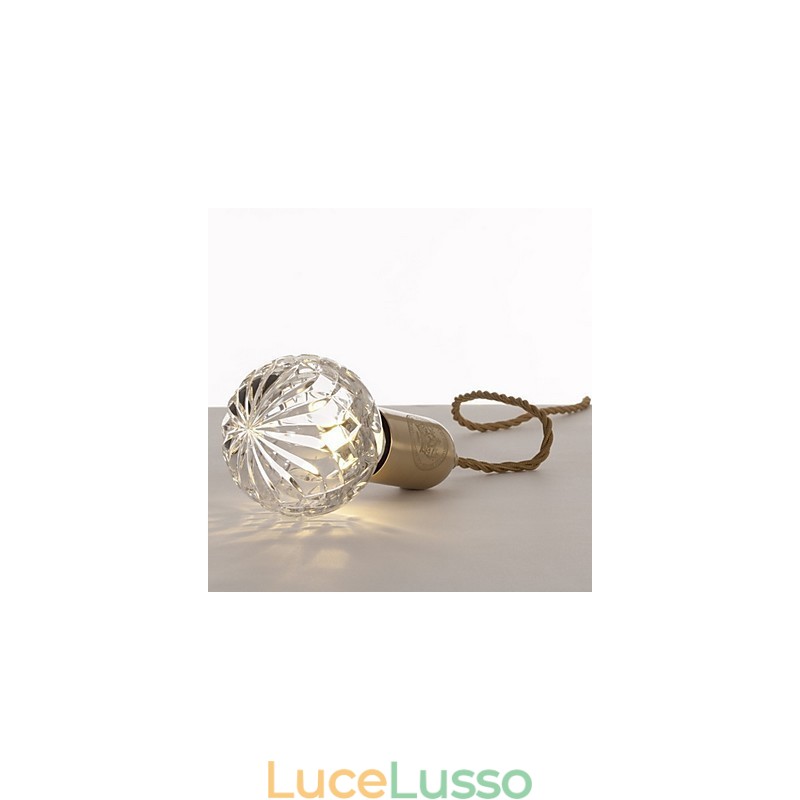 Lampada a sospensione moderna contemporanea in stile mini vintage in metallo dorato