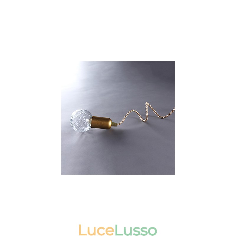 Lampada a sospensione moderna contemporanea in stile mini vintage in metallo dorato