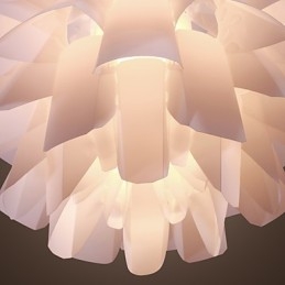 Lampada a sospensione moderna e contemporanea con globo retrò dipinto