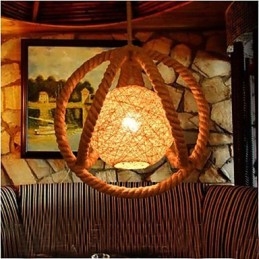 Il lampadario Retro Industrial Wind corda