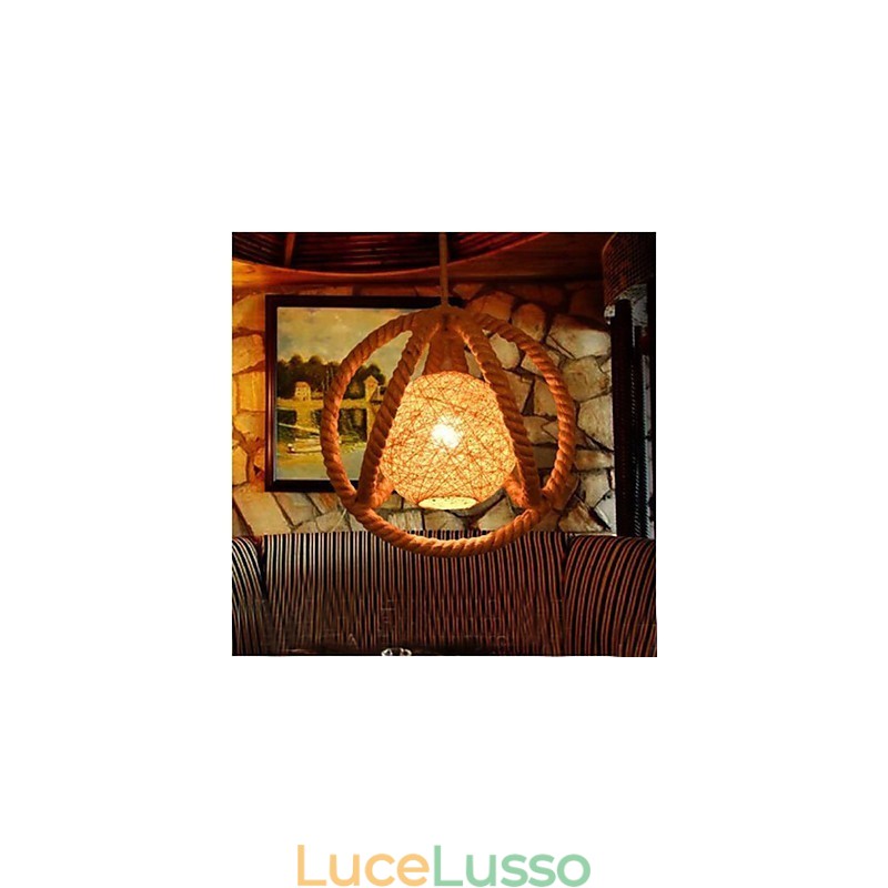 Il lampadario Retro Industrial Wind corda