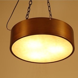 Lampadario vintage americano Lampadario a tamburo