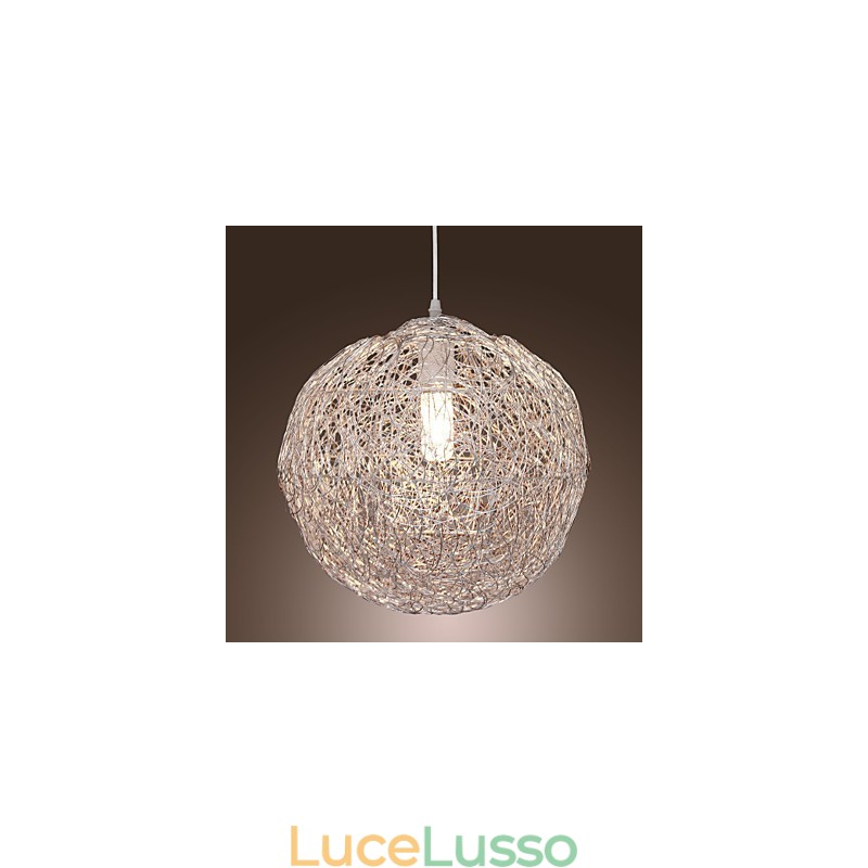 Lampada a sospensione moderna contemporanea Globe Mini Style Chrome