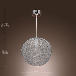 Lampada a sospensione moderna contemporanea Globe Mini Style Chrome