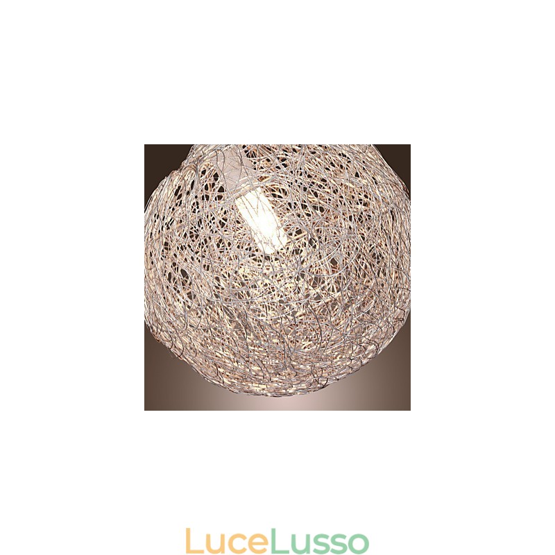 Lampada a sospensione moderna contemporanea Globe Mini Style Chrome