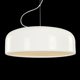 Lampada a sospensione con dipinto a ciotola retrò