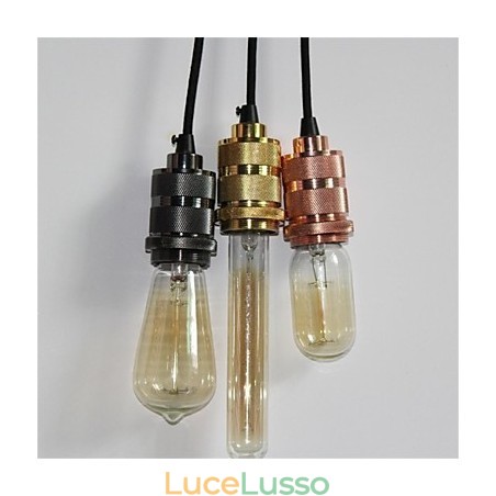 Pendente semplice retrò americano placcato in rame