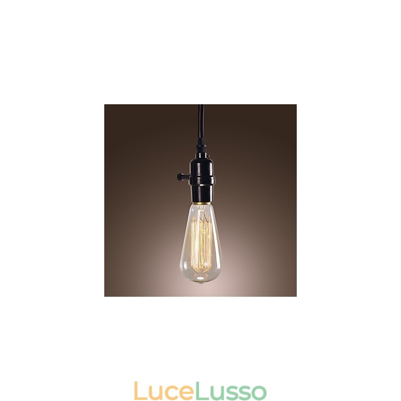 Lampada a sospensione in stile mini vintage classico tradizionale