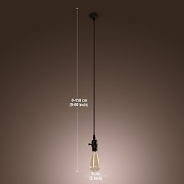 Lampada a sospensione in stile mini vintage classico tradizionale