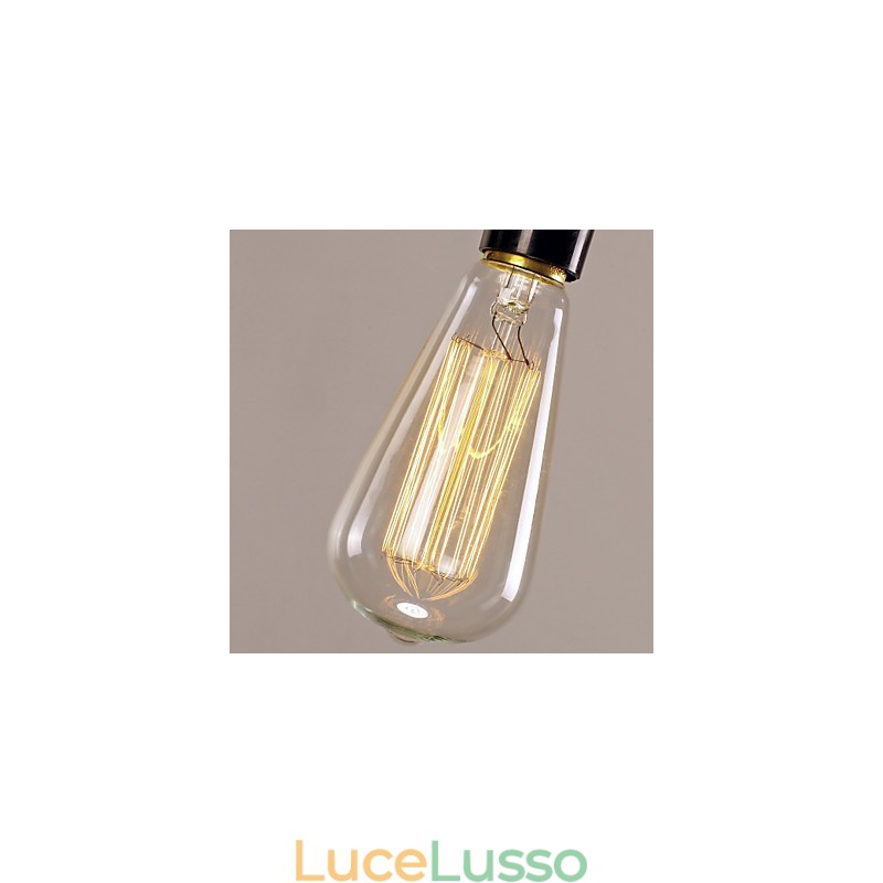 Lampada a sospensione in stile mini vintage classico tradizionale