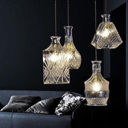 Lampadario in metallo in stile moderno e contemporaneo mini