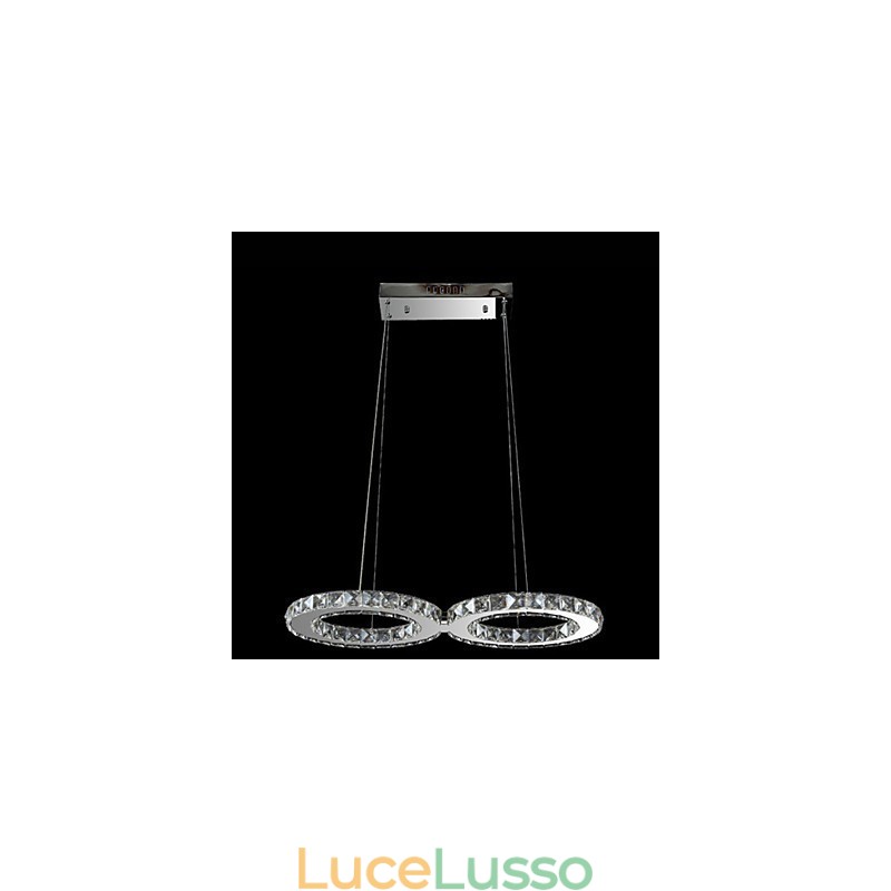 Lampadario a sospensione in cristallo per soffitto
