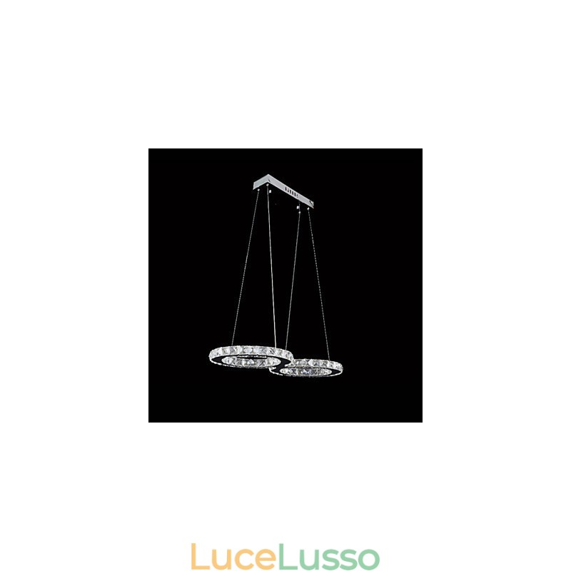 Lampadario a sospensione in cristallo per soffitto