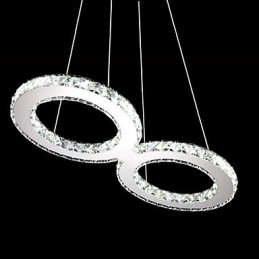 Lampadario a sospensione in cristallo per soffitto