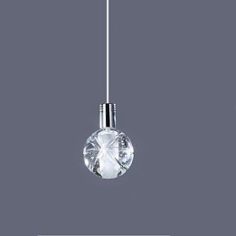 Lampadario in vetro di cristallo 1 Ave