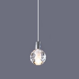 Lampadario in vetro di cristallo 1 Ave