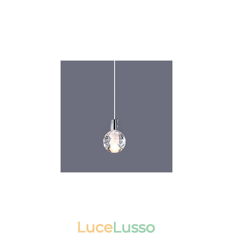 Lampadario in vetro di cristallo 1 Ave