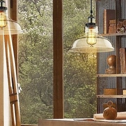 Lampade a sospensione tradizionali classiche vintage retrò in metallo