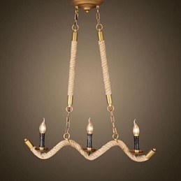Lampada a sospensione in metallo ottone antico rustico classico tradizionale Lodge Vintage Retro Country