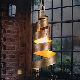 Lampadario in ferro retrò, moderno, minimalista, in stile industriale