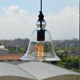 Lampada a sospensione in stile mini ciotola vintage classica tradizionale